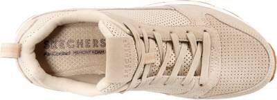 skechers uno for the show sneakers beige