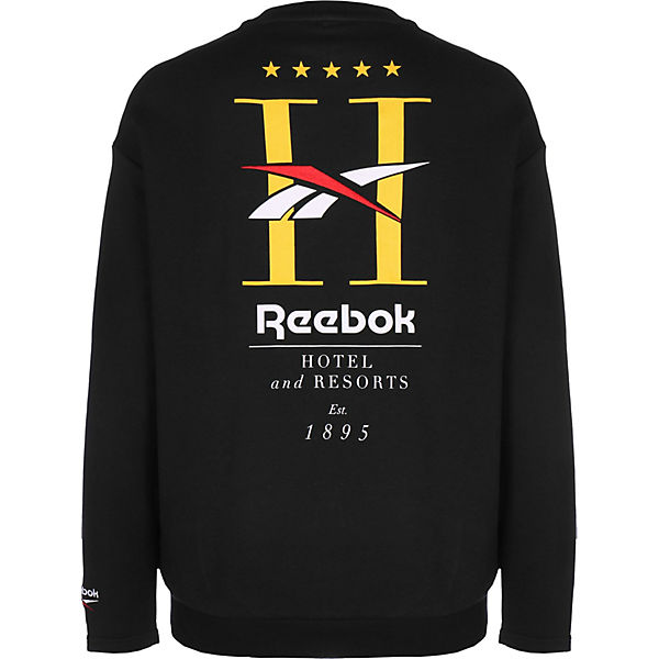 Bekleidung Sweatshirts Reebok Reebok Sweater CL GP Hotel Crew Sweatshirts schwarz