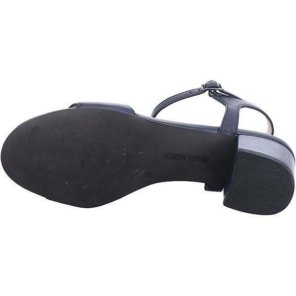 Schuhe Klassische Sandalen Gerry Weber Damen-Sandale Gilona 01 dunkelblau Klassische Sandalen dunkelblau
