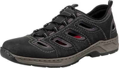 rieker 14266 Sportliche Halbschuhe schwarz