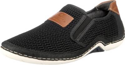 rieker 7556 Klassische Slipper schwarz