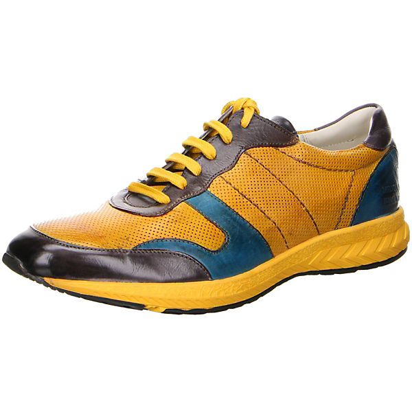 Schuhe Schnürschuhe MELVIN & HAMILTON Schnürhalbschuhe Schnürschuhe gelb