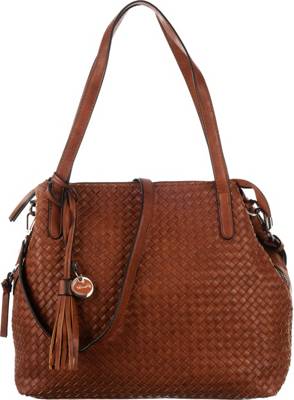 carmen leather shopper