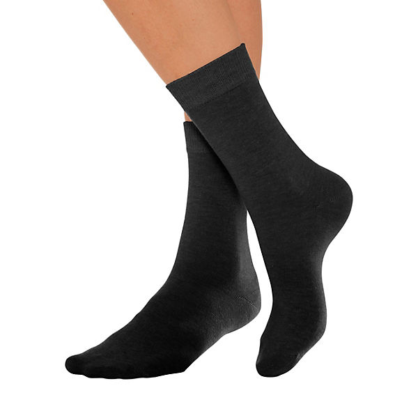 Bekleidung Socken LAVANA basic Basicsocken schwarz