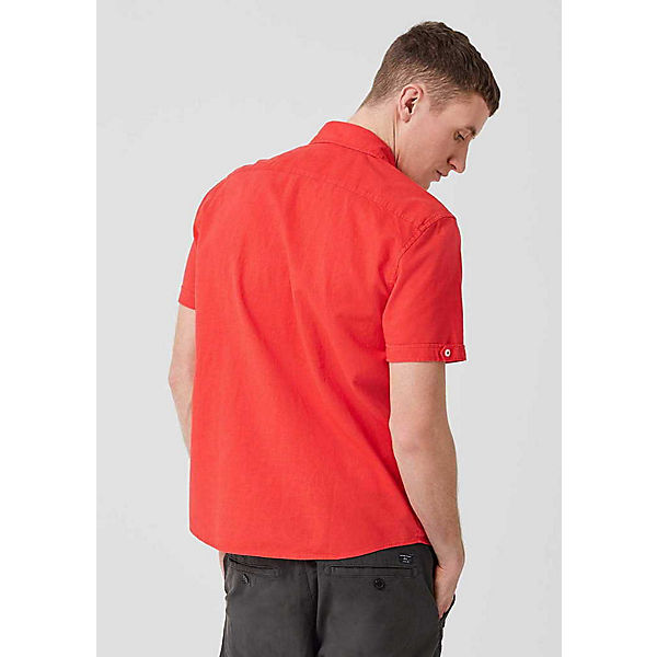 Bekleidung Kurzarmhemden s.Oliver Kurzarm Freizeithemd rot