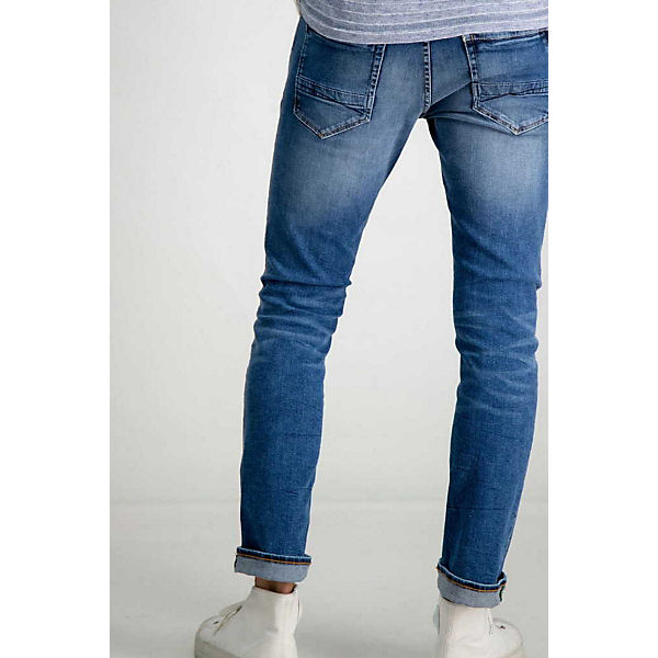 Bekleidung Straight Jeans GARCIA Slim Fit Jeans blau