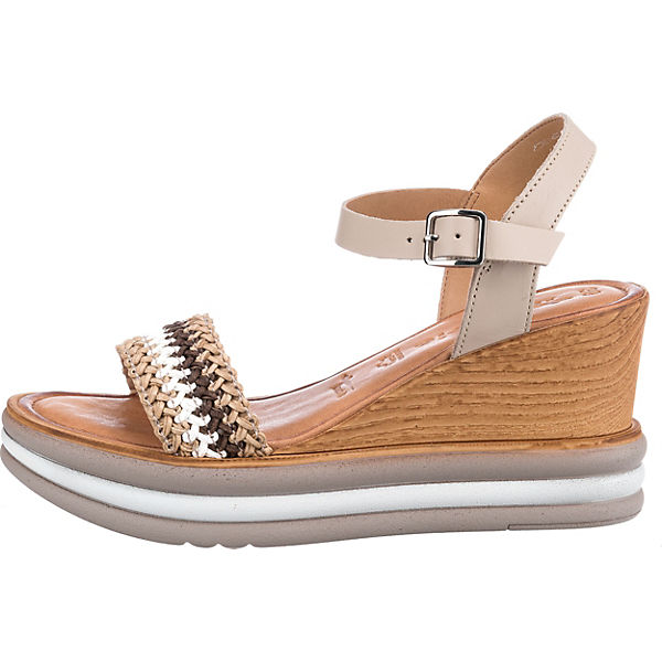 Schuhe Keilsandaletten Tamaris Keilsandaletten beige Schuhe Keilsandaletten Tamaris Keilsandaletten beige