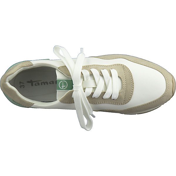 Schuhe Sneakers Low Tamaris Sneakers Low weiß/beige