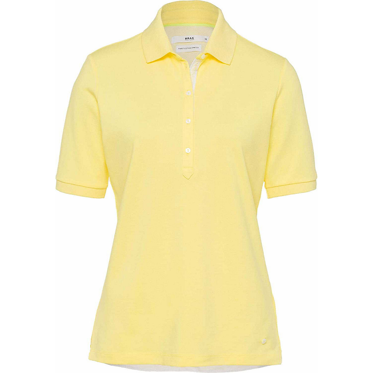 BRAX Poloshirt kurzarm gelb