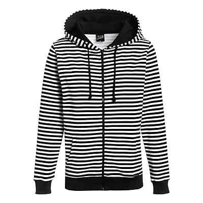 Stripes Hooded Zip-Jacket female Sweatjacken
