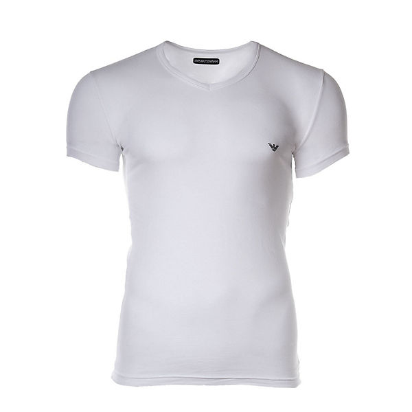 Herren T-Shirt - V-Ausschnitt, Shirt, Halbarm, mit Logo T-Shirts
