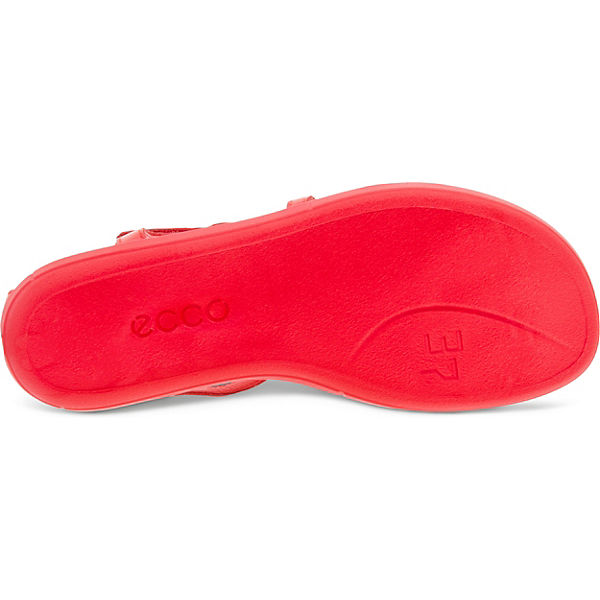 Schuhe Klassische Sandalen ecco Ecco Simpil Sandal Komfort-Sandalen rot