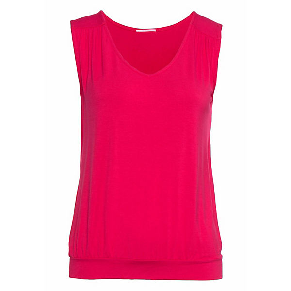 Bekleidung Tops LASCANA Tanktop pink Bekleidung Tops LASCANA Tanktop pink
