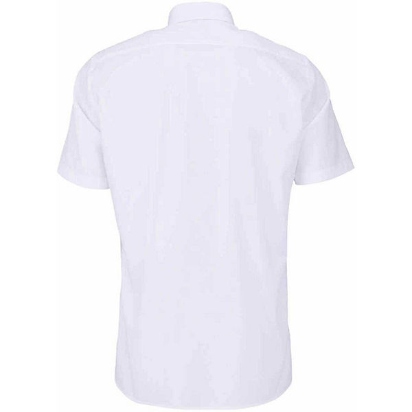 Bekleidung Kurzarmhemden OLYMP Kurzarm Freizeithemd weiß