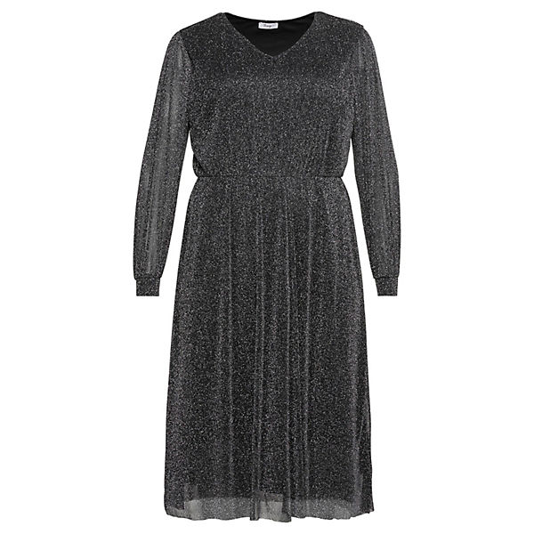 Bekleidung Kleider sheego Kleid Abendkleider schwarz Bekleidung Kleider sheego Kleid Abendkleider schwarz