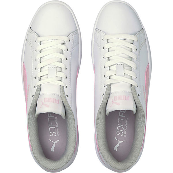 Schuhe Sneakers Low PUMA Sneakers Low SMASH V2 L JR für Mädchen rosa/weiß Schuhe Sneakers Low PUMA Sneakers Low SMASH V2 L JR für Mädchen rosa/weiß