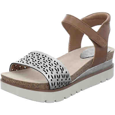 Damen-Sandale Clea 09, platin-kombi Klassische Sandalen