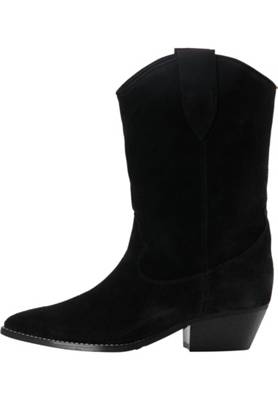 wildleder ankle boots schwarz