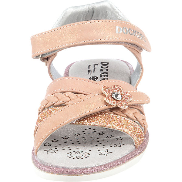 Schuhe Klassische Sandalen Dockers by Gerli Sandalen für Mädchen rosa