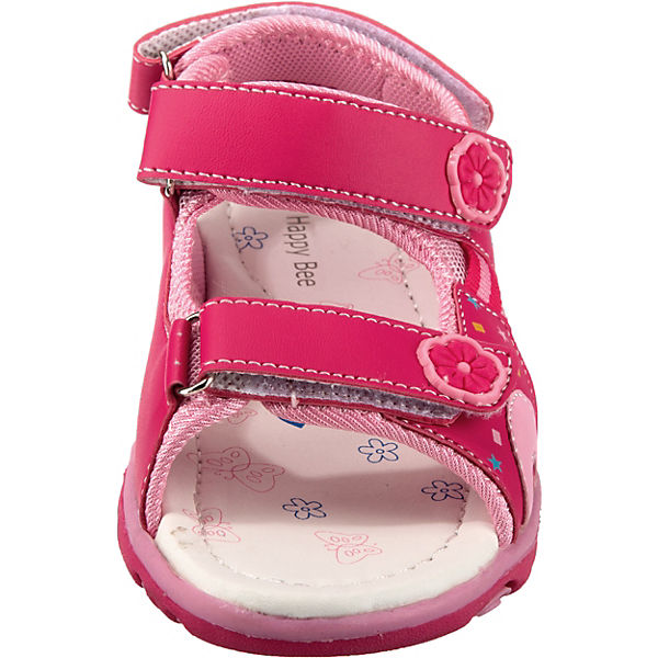Schuhe Klassische Sandalen Happy Bee Sandalen für Mädchen fuchsia
