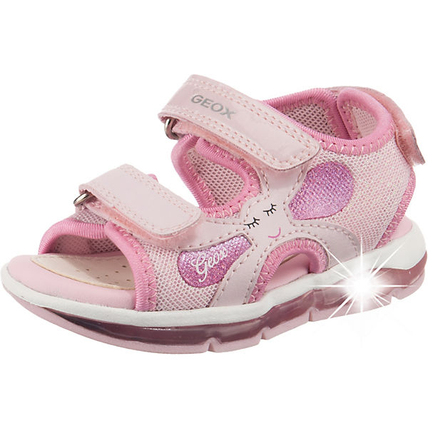 Schuhe Klassische Sandalen GEOX Baby Sandalen Blinkies TODO für Mädchen rosa