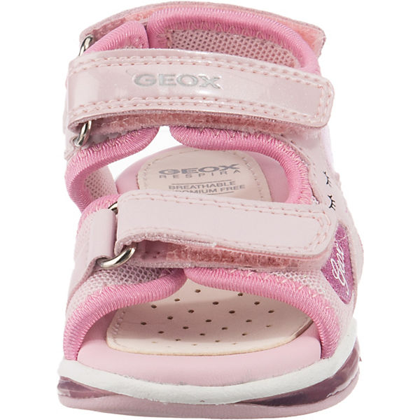 Schuhe Klassische Sandalen GEOX Baby Sandalen Blinkies TODO für Mädchen rosa