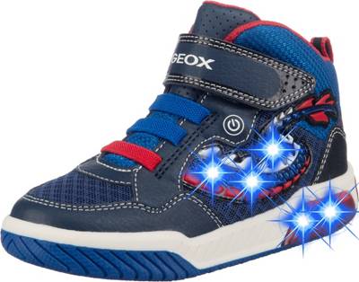 GEOX, Sneakers High Blinkies INEK blau/rot |