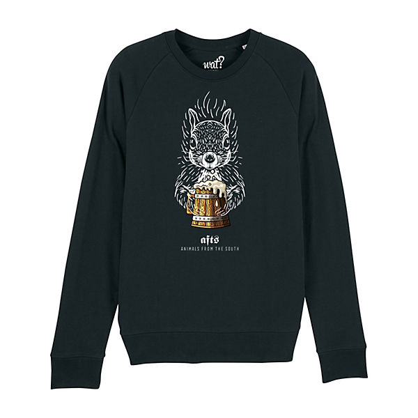 Bekleidung Sweatshirts wat APPAREL Sweatshirt [#afts] Eichhörnchen T-Shirts schwarz
