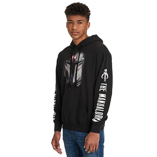 Bekleidung Kapuzenpullover NASTROVJE POTSDAM The Mandalorian Dark Warrier Hooded Sweater male Kapuzenpullover schwarz Bekleidung Kapuzenpullover NASTROVJE POTSDAM The Mandalorian Dark Warrier Hooded Sweater male Kapuzenpullover schwarz
