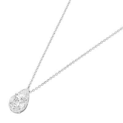 Smart Jewel Kette mit Zirkonia Steinen, Silber 925 Halsketten