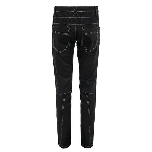 Bekleidung Straight Jeans CIPO & BAXX® Cipo & Baxx Jeanshose schwarz Bekleidung Straight Jeans CIPO & BAXX® Cipo & Baxx Jeanshose schwarz