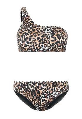 LASCANA Bustier-Bikini-Top braun
