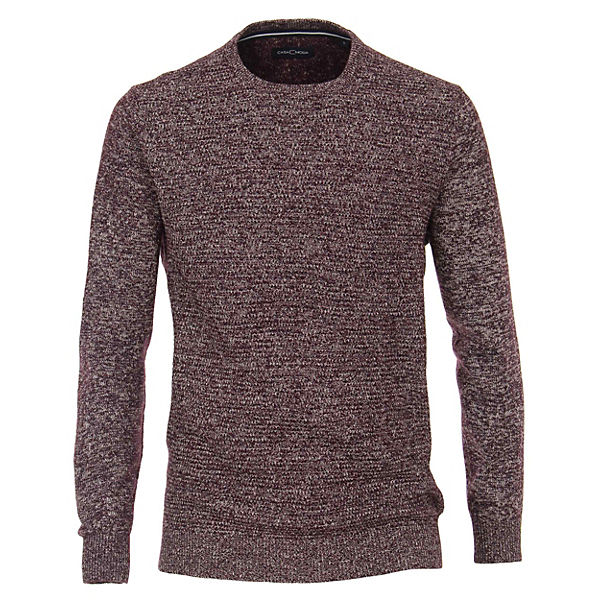 Bekleidung Pullover CASAMODA CASAMODA Pullover mit Rundhalsausschnitt uni Pullover dunkelrot Bekleidung Pullover CASAMODA CASAMODA Pullover mit Rundhalsausschnitt uni Pullover dunkelrot