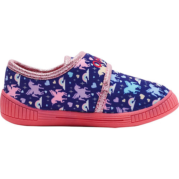 Schuhe Geschlossene Hausschuhe OHU Hausschuhe O-ANDY für Mädchen von OHU pink/blau Schuhe Geschlossene Hausschuhe OHU Hausschuhe O-ANDY für Mädchen von OHU pink/blau