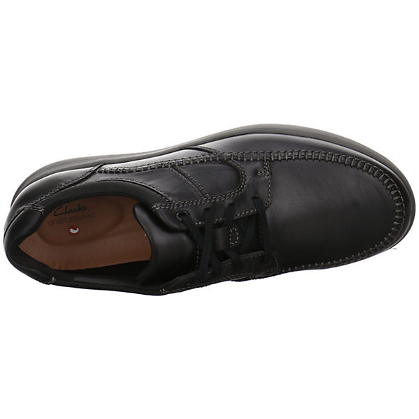 Schuhe Schnürschuhe Clarks Un Trail Apron Schnürschuhe Herren Schnürschuhe schwarz