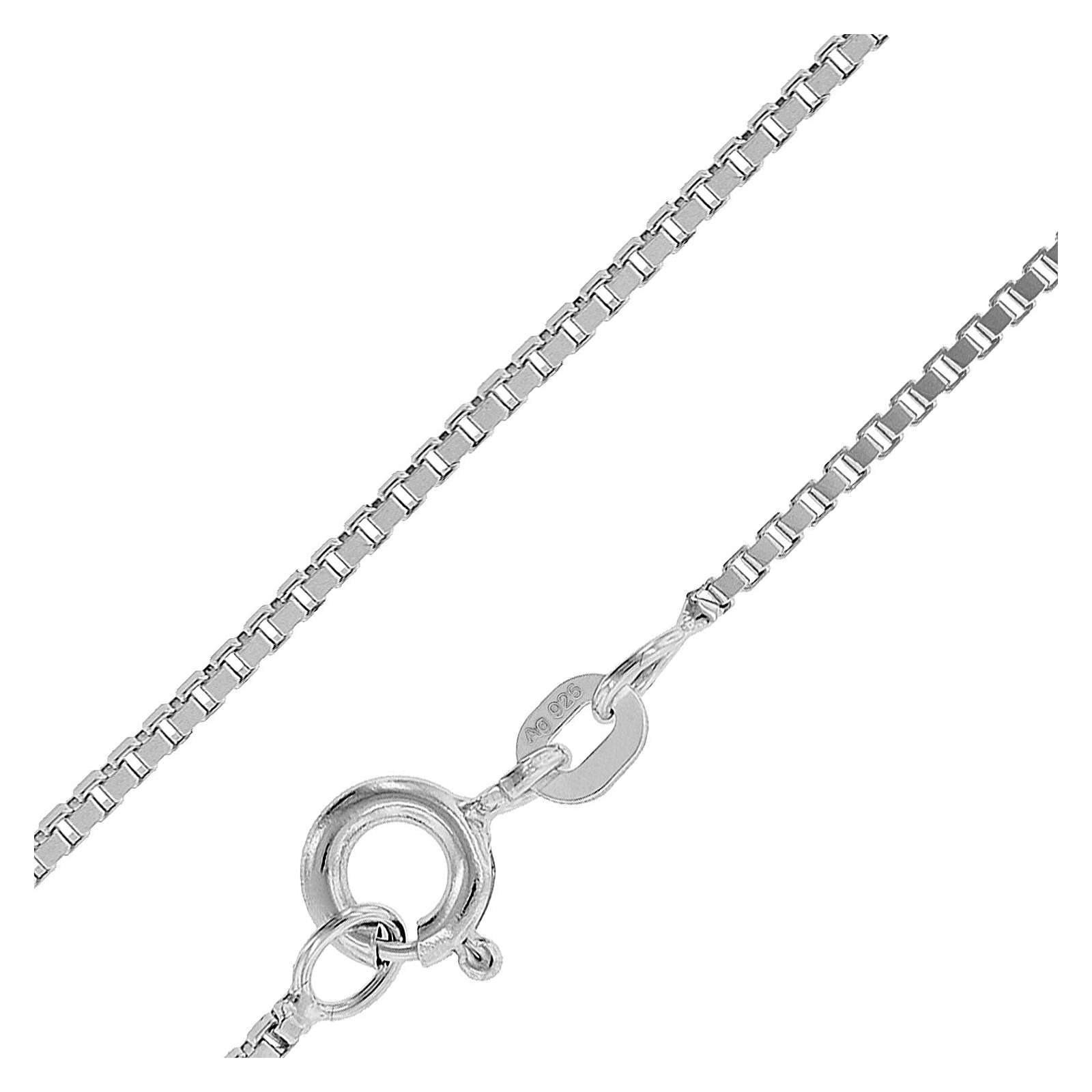 Image of trendor Silberkette ohne Anhänger 925 Sterlingsilber Venezianer 0 9 mm Halsketten silber Damen Gr. 40 0