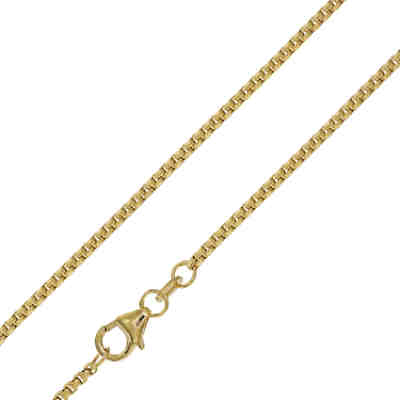 Halskette für Anhänger 585 Gold 14 Karat Venezia Breite 1,5 mm Halsketten
