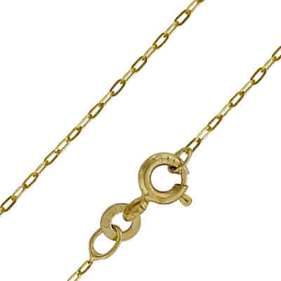 Halskette für Frauen Gold 333 (8 Karat) Flachanker 1,1 mm Halsketten