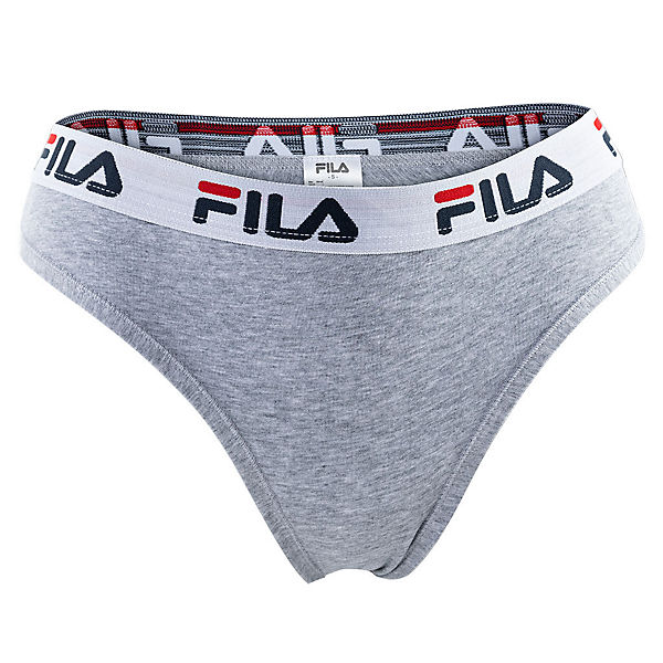 Damen Brazilian Slip - Panty, Logo-Bund, Cotton Stretch, einfarbig, XS-XL Slips