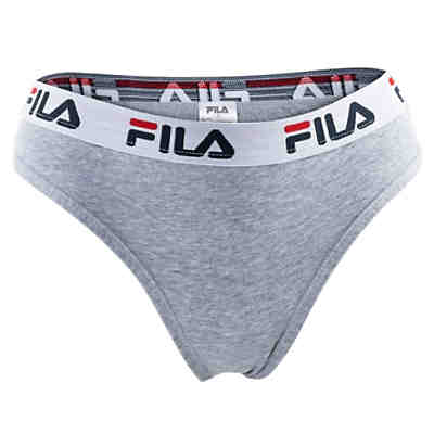 Damen Brazilian Slip - Panty, Logo-Bund, Cotton Stretch, einfarbig, XS-XL Slips