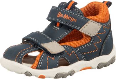 Be Mega Baby Sandalen für Jungen blau/orange Junge Gr. 22