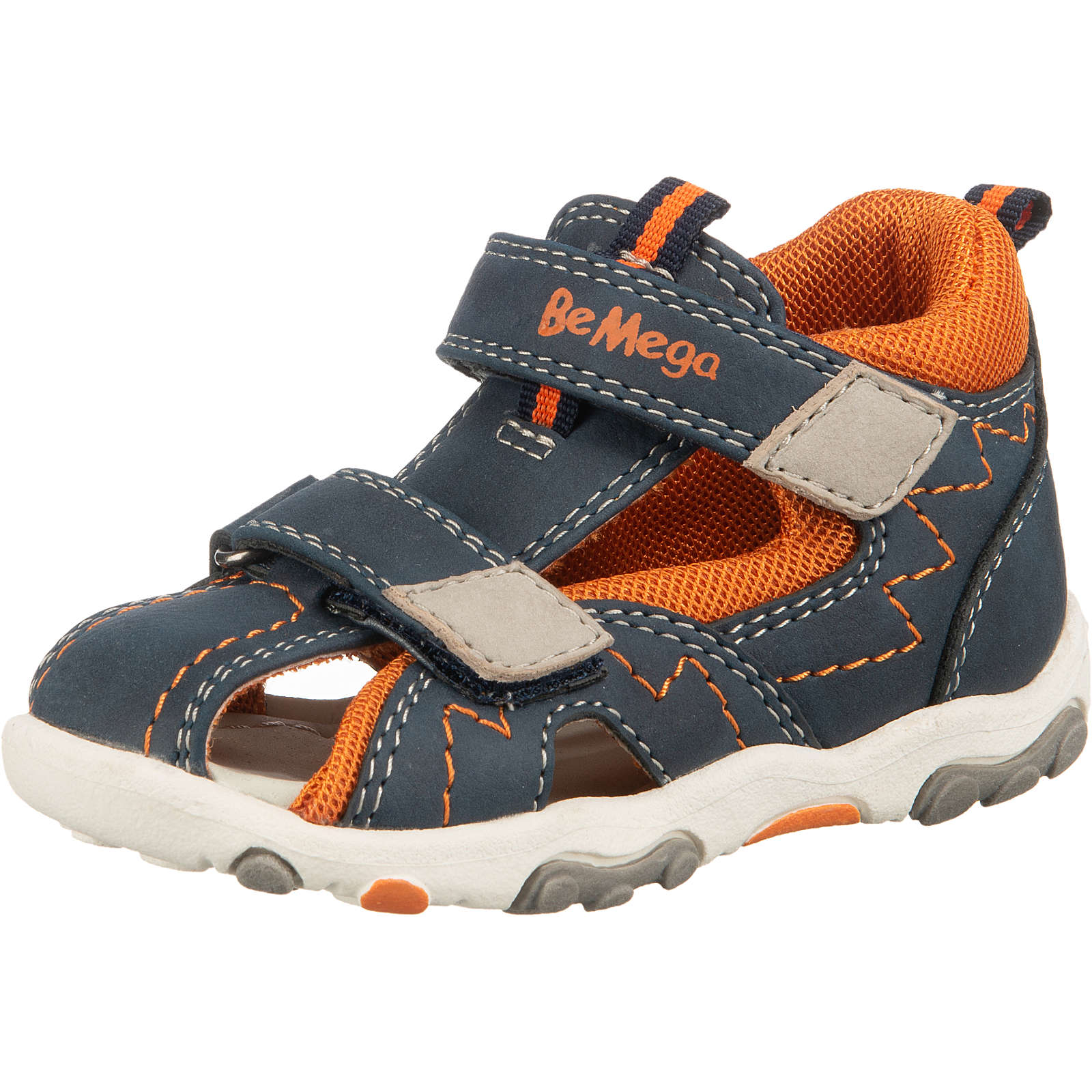 Be Mega Baby Sandalen für Jungen blau/orange Junge Gr. 22 product