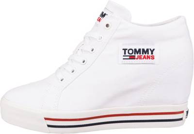 tommy jeans wedge sneaker