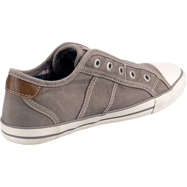 Schuhe Slip-On-Sneakers MUSTANG Slip-On-Sneaker grau Schuhe Slip-On-Sneakers MUSTANG Slip-On-Sneaker grau