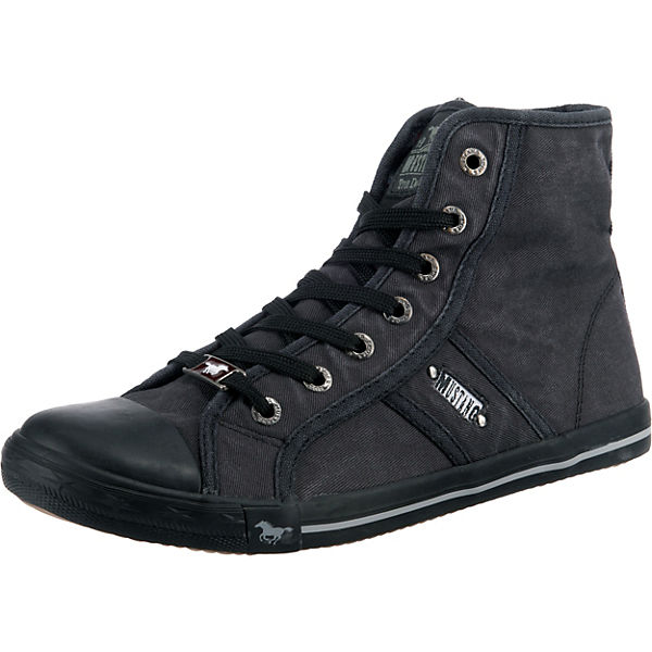 Schuhe Sneakers High MUSTANG Sneakers High graphit