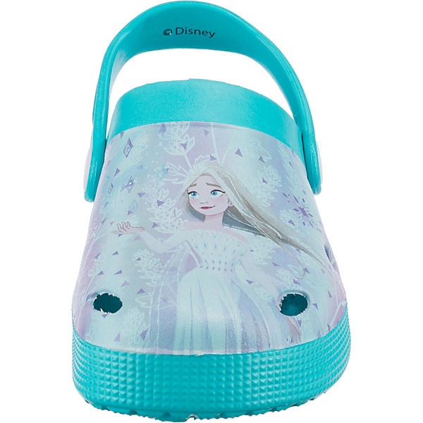Schuhe Clogs Disney Die Eiskönigin Disney Die Eiskönigin Kinder Clogs SABOT DIGITAL für Mädchen dunkelgrün