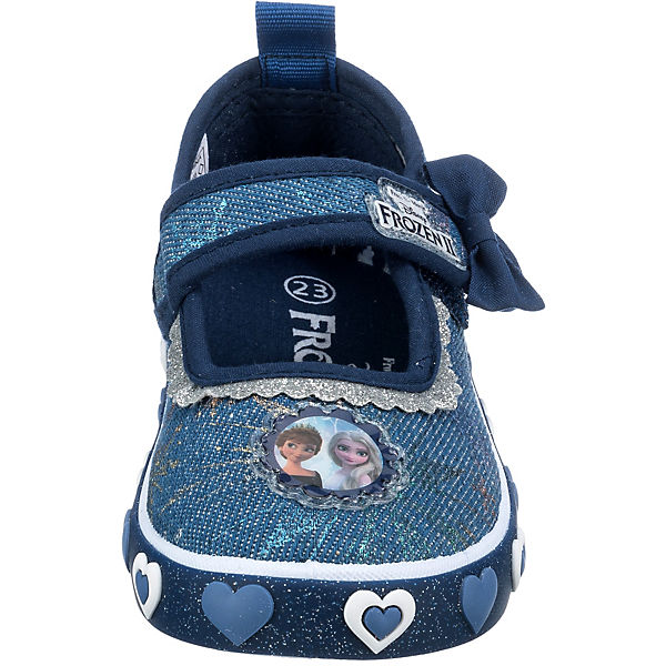 Schuhe Geschlossene Hausschuhe Disney Die Eiskönigin Disney Die Eiskönigin Baby Hausschuhe HOME für Mädchen blau