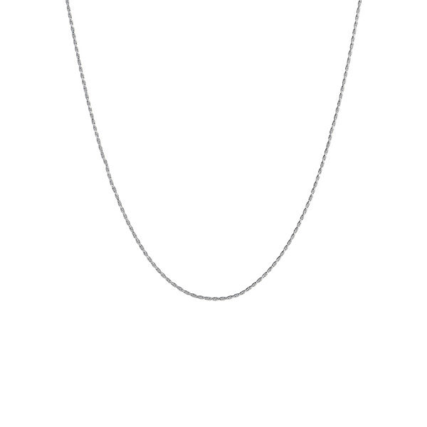 Accessoires Halsketten Elli Elli Halskette Basic Kordelkette Gedreht Twist Fein 925 Silber Halsketten silber