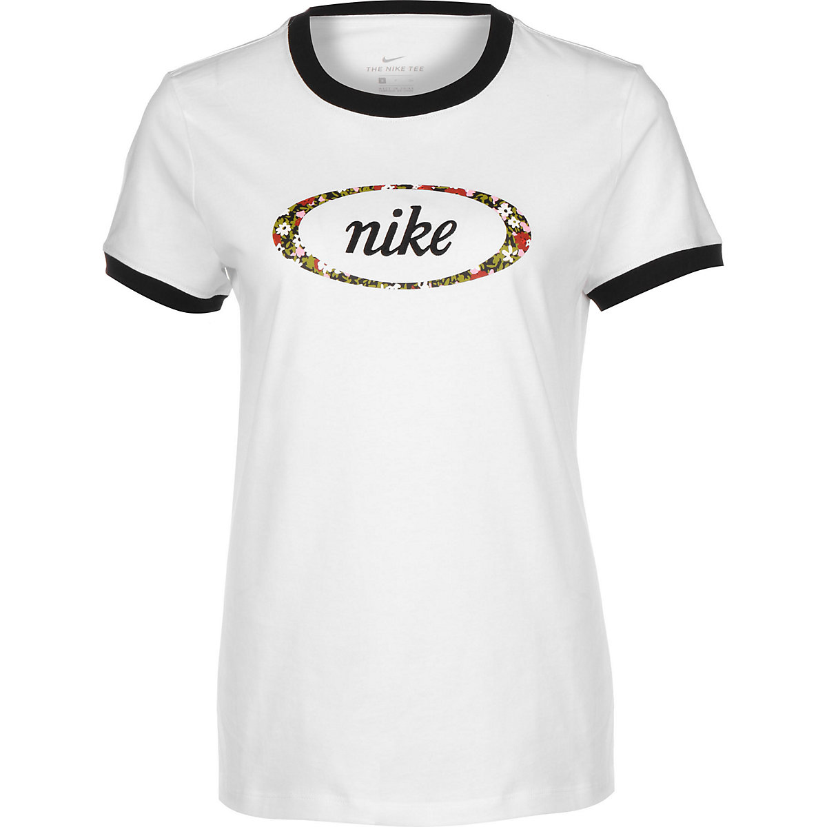 Nike Sportswear Femme T-Shirt Damen Funktionsshirts weiß-kombi