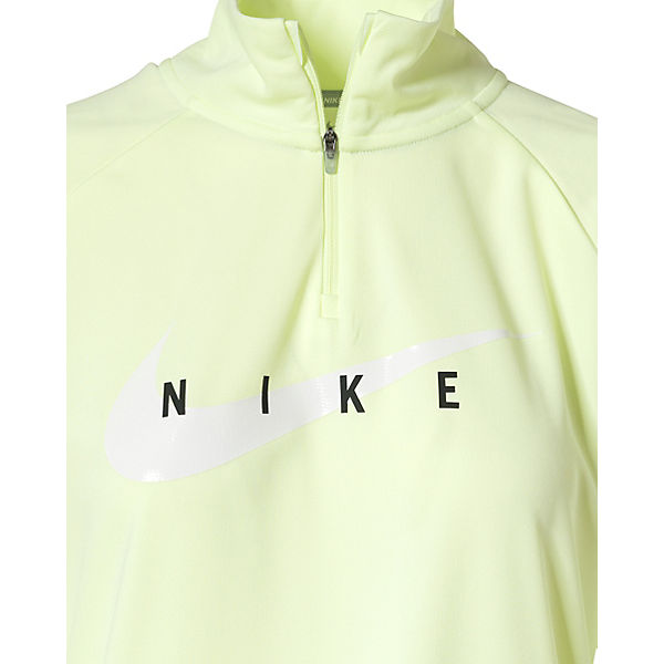 Bekleidung Langarmshirts Nike Performance Swoosh Run Hz Midl Langarmshirts weiß